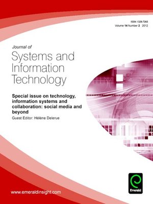 cover image of Journal of Systems and Information Technology, Volume 14, Issue 2